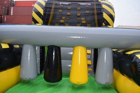 40' Venom Mega Inflatable Rock Climb Slide with Blower