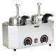 Pro Deluxe 2029C Dual 3 Qt. Warmer with 2 Heated Spout Pumps by Paragon