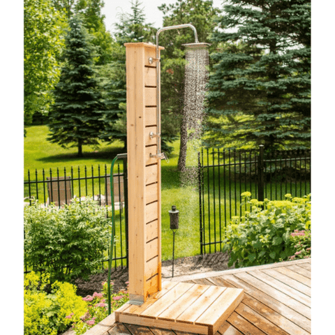 Dundalk Leisurecraft Sauna Accessories Canadian Timber Sierra Pillar Shower by Dundalk Leisurecraft 628011211170 CTC105