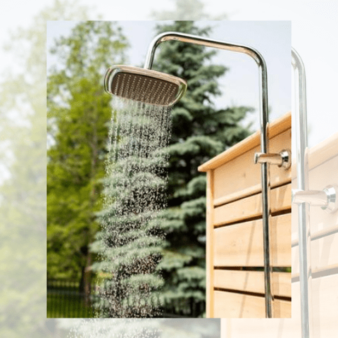 Dundalk Leisurecraft Sauna Accessories Economy Shower Hardware SH04 by Dundalk Leisurecraft SH04