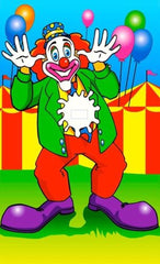 Replacement Winged Dunking Booth Vinyl Canvas - Clown