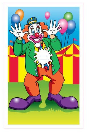 Replacement Wingless Dunking Booth Vinyl Canvas - Clown