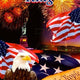 Replacement Winged Dunking Booth Vinyl Canvas - Patriotic