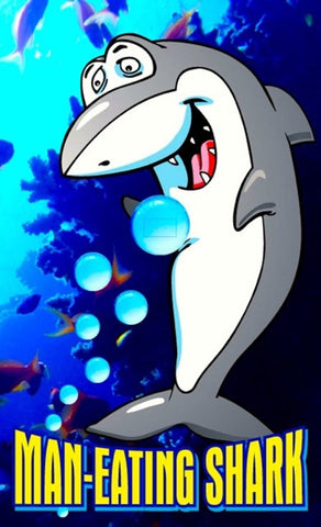 Replacement Winged Dunking Booth Vinyl Canvas - Shark