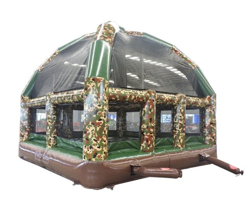 Big Bubba 22' x 22' Giant Camo Bounce House with Blower