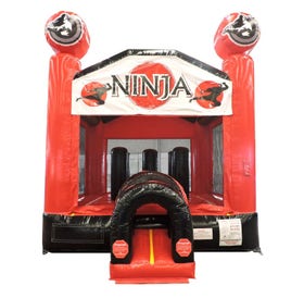 Ninja Attack Inflatable Bounce House with Blower