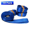 Image of 1.5" x 13' Double D-Ring Nylon Web Strap - 10 Pack