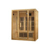 Image of dynam Saunas Maxxus "Bellevue" 3 person Low EMF FAR Infrared Sauna Canadian Hemlock by Dynamic Saunas Direct 019962853364 MX-J306-01