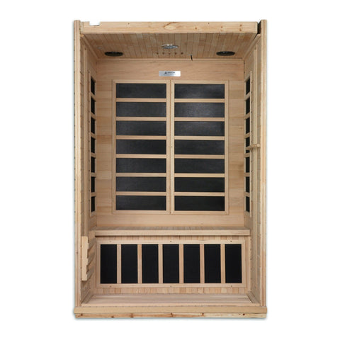 Dynamic Saunas Direct Saunas Dynamic Low EMF Far Infrared Sauna, Venice Edition by Dynamic Saunas Direct '736211819161 DYN-6210-01 Dynamic Low EMF Far Infrared Sauna, Venice Edition SKU# DYN-6210-01