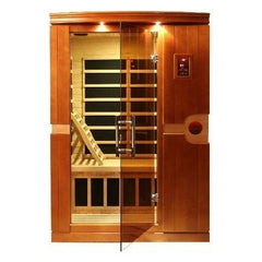 Dynamic Venice 2-person Low EMF (Under 8MG) FAR Infrared Sauna (Canadian Hemlock) by Dynamic Saunas Direct