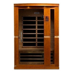 Dynamic Vittoria 2-person Low EMF (Under 8MG) FAR Infrared Sauna (Canadian Hemlock) by Dynamic Saunas Direct