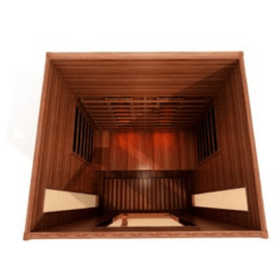 Dynamic Saunas Direct Saunas Maxxus 2 Person Full Spectrum Infrared Sauna - Canadian Red Cedar by Dynamic Saunas Direct 019962853869 MX-M206-01-FS CED Maxxus 2 Person Full Spectrum Infrared Sauna  by Dynamic Saunas Direct