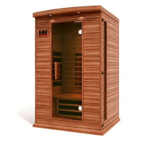 Dynamic Saunas Direct Saunas Maxxus 2 Person Full Spectrum Infrared Sauna - Canadian Red Cedar by Dynamic Saunas Direct 019962853869 MX-M206-01-FS CED Maxxus 2 Person Full Spectrum Infrared Sauna  by Dynamic Saunas Direct