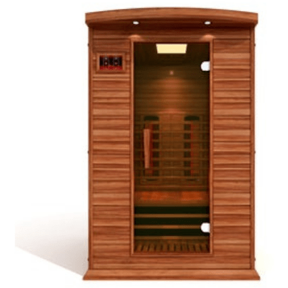 Dynamic Saunas Direct Saunas Maxxus 2 Person Full Spectrum Infrared Sauna - Canadian Red Cedar by Dynamic Saunas Direct 019962853869 MX-M206-01-FS CED Maxxus 2 Person Full Spectrum Infrared Sauna  by Dynamic Saunas Direct