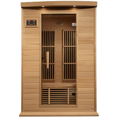 Dynamic Saunas Direct Saunas Maxxus 2 Person Near Zero EMF FAR Infrared Sauna - Canadian Hemlock by Dynamic Saunas Direct 019962851469 MX-K206-01-ZF Maxxus 2 Person Near Zero EMF FAR   Hemlock by Dynamic Saunas Direct