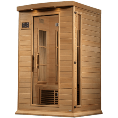 Dynamic Saunas Direct Saunas Maxxus 2 Person Near Zero EMF FAR Infrared Sauna - Canadian Hemlock by Dynamic Saunas Direct 019962851469 MX-K206-01-ZF Maxxus 2 Person Near Zero EMF FAR   Hemlock by Dynamic Saunas Direct