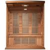 Image of Dynamic Saunas Direct Saunas Maxxus 3 Per Near Zero EMF FAR Infrared Carbon Canadian Red Cedar Sauna by Dynamic Saunas Direct 019962851766 MX-K306-01-ZF Ced Maxxus 3 Per Near Zero EMF FAR Infrared Carbon Canadian Red Cedar