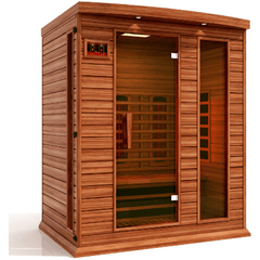 Dynamic Saunas Direct Saunas Maxxus 3 Person Full Spectrum Infrared Sauna - Canadian Red Cedar by Dynamic Saunas Direct 019962853968 MX-M306-01-FS CED Maxxus 3 Person Full Spectrum Infrared Sauna  by Dynamic Saunas Direct