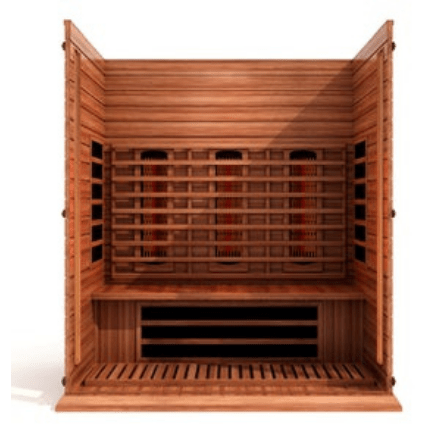 Dynamic Saunas Direct Saunas Maxxus 3 Person Full Spectrum Infrared Sauna - Canadian Red Cedar by Dynamic Saunas Direct 019962853968 MX-M306-01-FS CED Maxxus 3 Person Full Spectrum Infrared Sauna  by Dynamic Saunas Direct