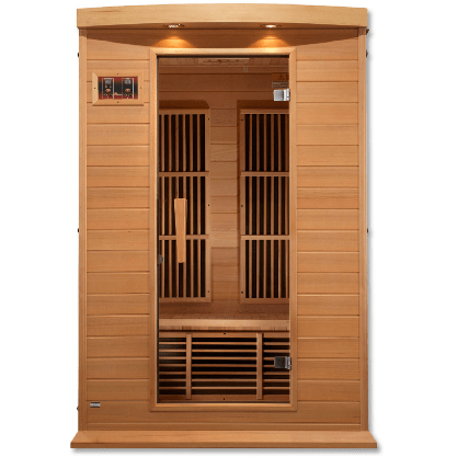 Dynamic Saunas Direct Saunas Maxxus Low EMF FAR Infrared Sauna Canadian Hemlock by Dynamic Saunas Direct 094922962010 MX-K206-01 Maxxus Low EMF FAR Infrared Sauna Canadian Hemlock MX-K206-01