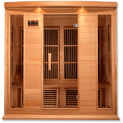 Dynamic Saunas Direct Saunas Maxxus Low EMF FAR Infrared Sauna Canadian Hemlock by Dynamic Saunas Direct 094922962058 MX-K406-01 Maxxus Low EMF FAR Infrared  Canadian Hemlock by Dynamic Saunas Direct