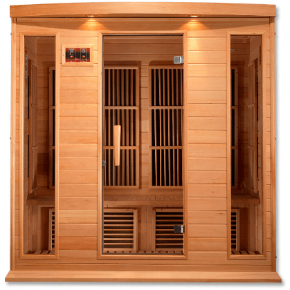 Dynamic Saunas Direct Saunas Maxxus Low EMF FAR Infrared Sauna Canadian Hemlock by Dynamic Saunas Direct 094922962058 MX-K406-01 Maxxus Low EMF FAR Infrared  Canadian Hemlock by Dynamic Saunas Direct