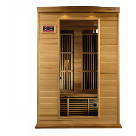 Dynamic Saunas Direct Saunas Maxxus Low EMF FAR Infrared Sauna Canadian Red Cedar by Dynamic Saunas Direct 696859315633 MX-K206-01 CED Maxxus Low EMF FAR Infrared  Canadian Hemlock by Dynamic Saunas Direct