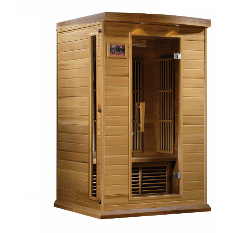 Dynamic Saunas Direct Saunas Maxxus Low EMF FAR Infrared Sauna Canadian Red Cedar by Dynamic Saunas Direct 696859315633 MX-K206-01 CED Maxxus Low EMF FAR Infrared  Canadian Hemlock by Dynamic Saunas Direct