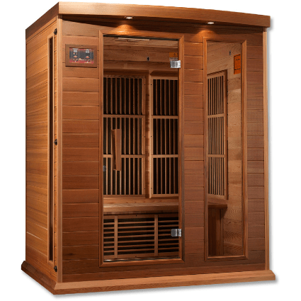 Dynamic Saunas Direct Saunas Maxxus Low EMF FAR Infrared Sauna Canadian Red Cedar by Dynamic Saunas Direct 094922910769 MX-K306-01 CED Maxxus Low EMF FAR Infrared  Canadian Red Cedar  Dynamic Saunas Direct