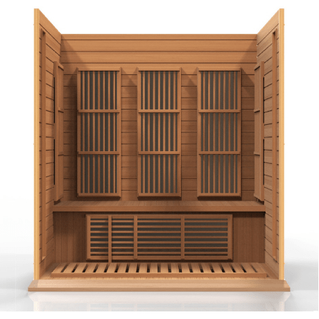 Dynamic Saunas Direct Saunas Maxxus Low EMF FAR Infrared Sauna Canadian Red Cedar by Dynamic Saunas Direct 094922910769 MX-K306-01 CED Maxxus Low EMF FAR Infrared  Canadian Red Cedar  Dynamic Saunas Direct