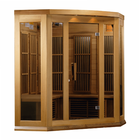 Dynamic Saunas Direct Saunas Maxxus Low EMF FAR Infrared Sauna Canadian Red Cedar by Dynamic Saunas Direct 094922962041 MX-K356-01 CED Maxxus Low EMF FAR Infrared Canadian Red Cedar  Dynamic Saunas Direct