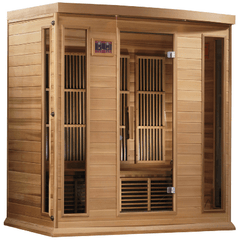 Dynamic Saunas Direct Saunas Maxxus Low EMF FAR Infrared Sauna Canadian Red Cedar by Dynamic Saunas Direct 094922962089 MX-K406-01 CED Maxxus Low EMF FAR Infrared  Canadian Red Cedar  Dynamic Saunas Direct