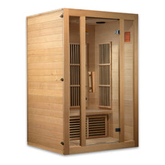 Dynamic Saunas Direct Saunas Maxxus "Seattle" 2 person Low EMF FAR Infrared Sauna Canadian Hemlock by Dynamic Saunas Direct Maxxus "Seattle" 2 person Low EMF FAR Infrared Sauna Canadian Hemlock