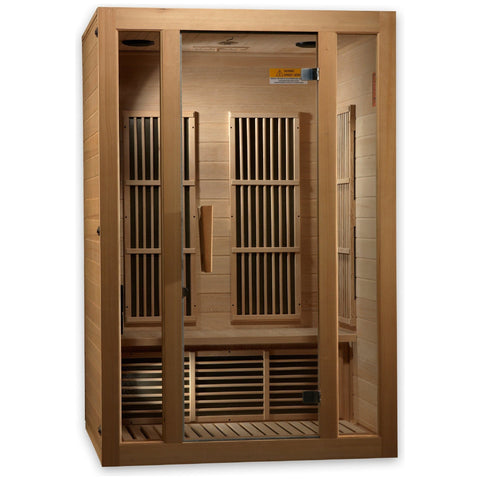 Dynamic Saunas Direct Saunas Maxxus "Seattle" 2 person Low EMF FAR Infrared Sauna Canadian Hemlock by Dynamic Saunas Direct Maxxus "Seattle" 2 person Low EMF FAR Infrared Sauna Canadian Hemlock