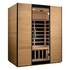 Dynamic Saunas Direct Saunas ***New 2020 Model*** Valencia 3 Person Ultra Low EMF FAR Infrared Sauna by Dynamic Saunas Direct 019962851261 DYN-6326-01 **New 2020 Model** Valencia 3 Person Ultra Low EMF FAR Infrared Sauna