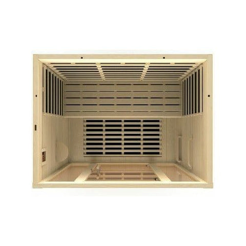 Dynamic Saunas Direct Saunas ***New 2020 Model*** Vila 3 Person Ultra Low EMF FAR Infrared Sauna by Dynamic Saunas Direct '019962850066 DYN-6315-02 ***New 2020 Model*** Vila 3 Person Ultra Low EMF FAR Infrared Sauna