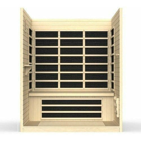 Dynamic Saunas Direct Saunas ***New 2020 Model*** Vila 3 Person Ultra Low EMF FAR Infrared Sauna by Dynamic Saunas Direct '019962850066 DYN-6315-02 ***New 2020 Model*** Vila 3 Person Ultra Low EMF FAR Infrared Sauna