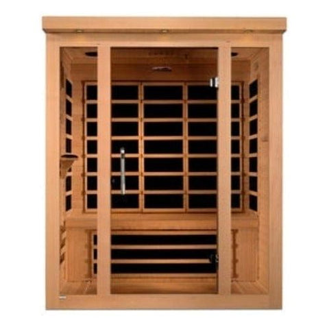 Dynamic Saunas Direct Saunas ***New 2020 Model*** Vila 3 Person Ultra Low EMF FAR Infrared Sauna by Dynamic Saunas Direct '019962850066 DYN-6315-02 ***New 2020 Model*** Vila 3 Person Ultra Low EMF FAR Infrared Sauna