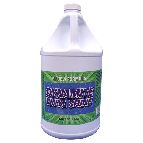 Dynamite Vinyl Shine Mildew Formula Gallons for Tent Cleaning