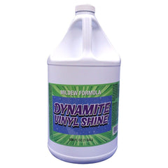 Dynamite Vinyl Shine Mildew Formula - Mildew Remover for Party Tents & Vinyl Surfaces (1 Gallon)