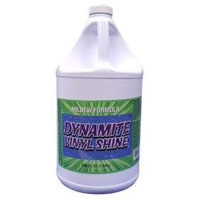 Dynamite Vinyl Shine Mildew Formula – Mildew Remover for Party Tents & Canopies (1 Gallon)