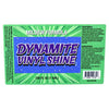 Image of Label and usage instructions for Dynamite Vinyl Shine Mildew Cleaning Formula