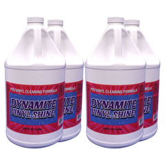 Dynamite Vinyl Shine Tent Cleaning Formula - Case of 4 (1 Gallon Bottles)