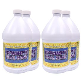 Dynamite Vinyl Shine Whitening Formula M.A.C. – Case of 4 (1 Gallon Bottles)