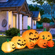 7.5 Feet Halloween Inflatable 7 Pumpkins Patch with LED Lights by Costway