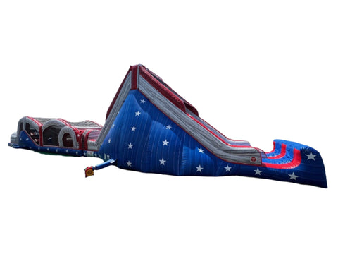 Extreme Rush [Patriotic] Commercial Inflatable Obstacle Course - IG5240-1MP