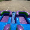 Image of Eagle Bounce Inflatable Bouncers 13'H Dual Lane Purple Water Slide by Eagle Bounce