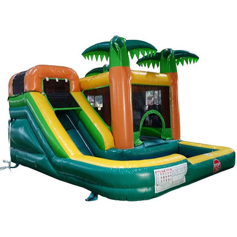 Eagle Bounce Inflatable Bouncers 14'H Palm Tree Combo by Eagle Bounce