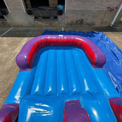 Eagle Bounce Inflatable Bouncers 15'H Purple Slide Wet n Dry by Eagle Bounce