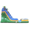 Image of Eagle Bounce Inflatable Bouncers 22'H Green Slide With Pool by Eagle Bounce